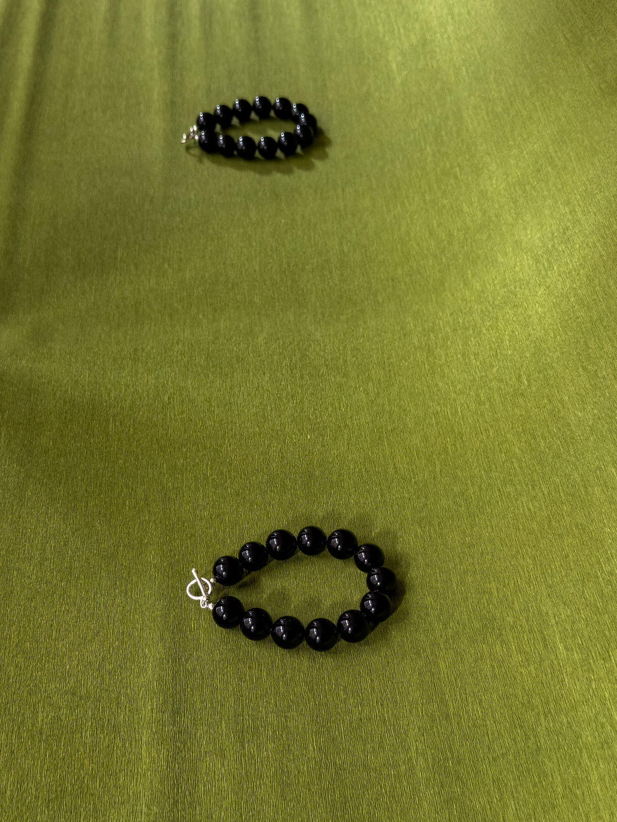 Maggie Bracelet – Black Onyx & Sterling Silver