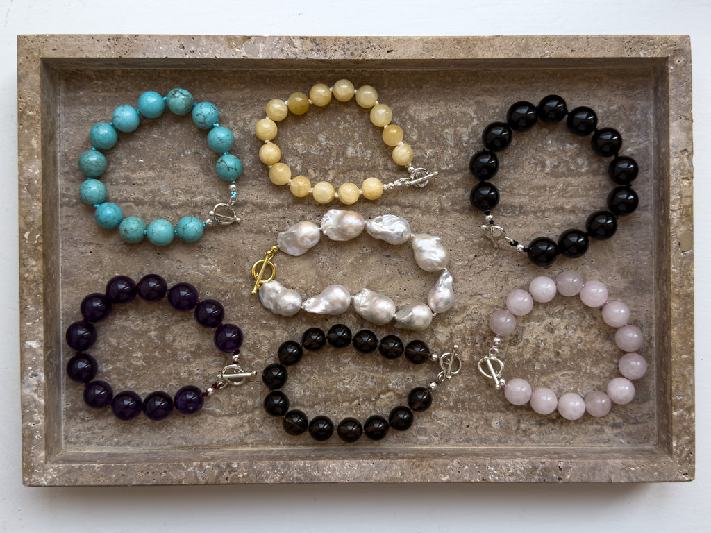 Lily Bracelet – Amethyst & Sterling Silver