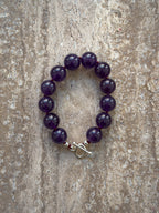 Lily amethyst sterling silver bracelet – SAKRI