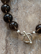 Rocky Bracelet – Smoky Quartz & Sterling Silver