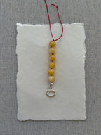 Sonni Necklace – Yellow Jade & Freshwater Pearl