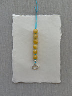 Sonni Necklace – Yellow Jade & Freshwater Pearl