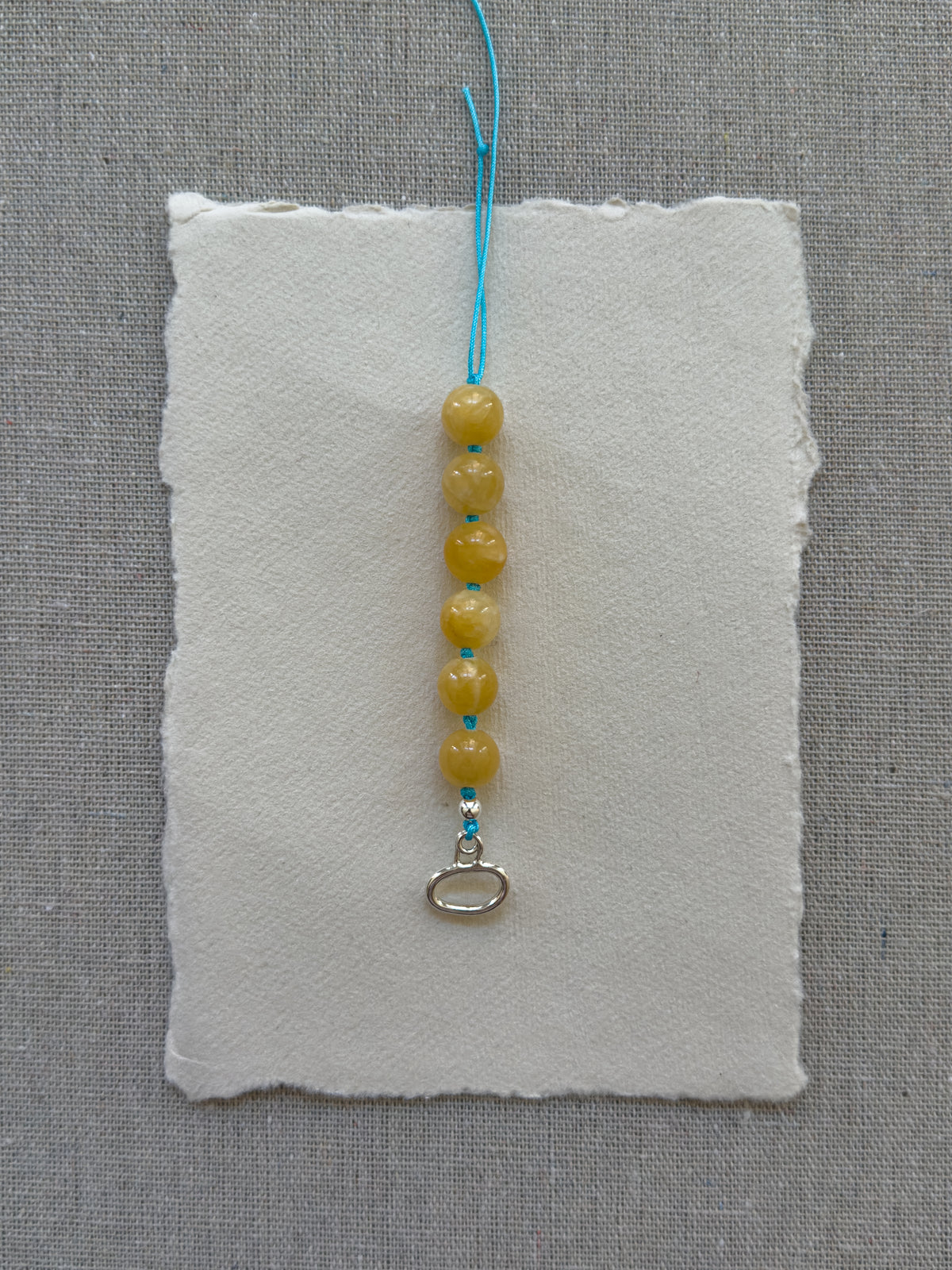 Sonni Necklace – Yellow Jade & Freshwater Pearl