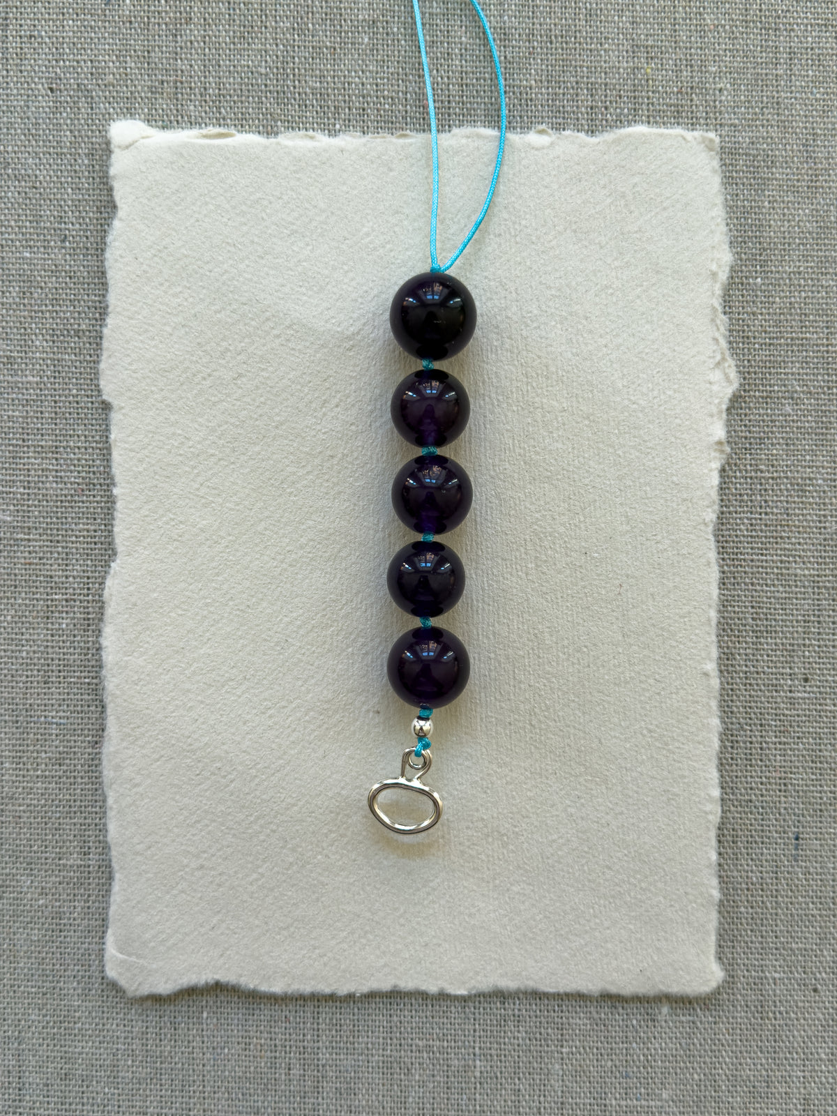 Lily Necklace – Amethyst & Freshwater Pearl
