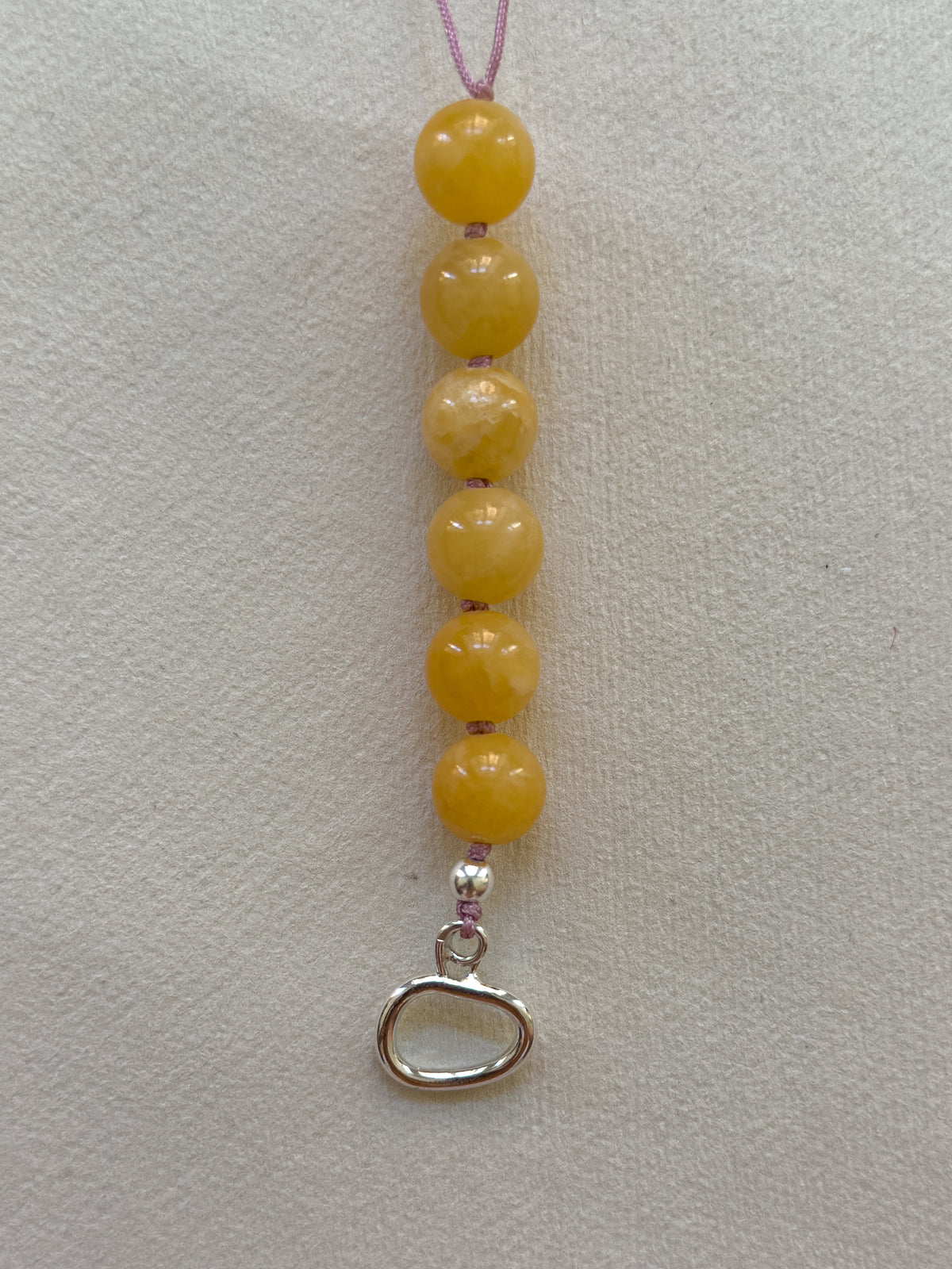 Sonni Bracelet – Yellow Jade & Sterling Silver