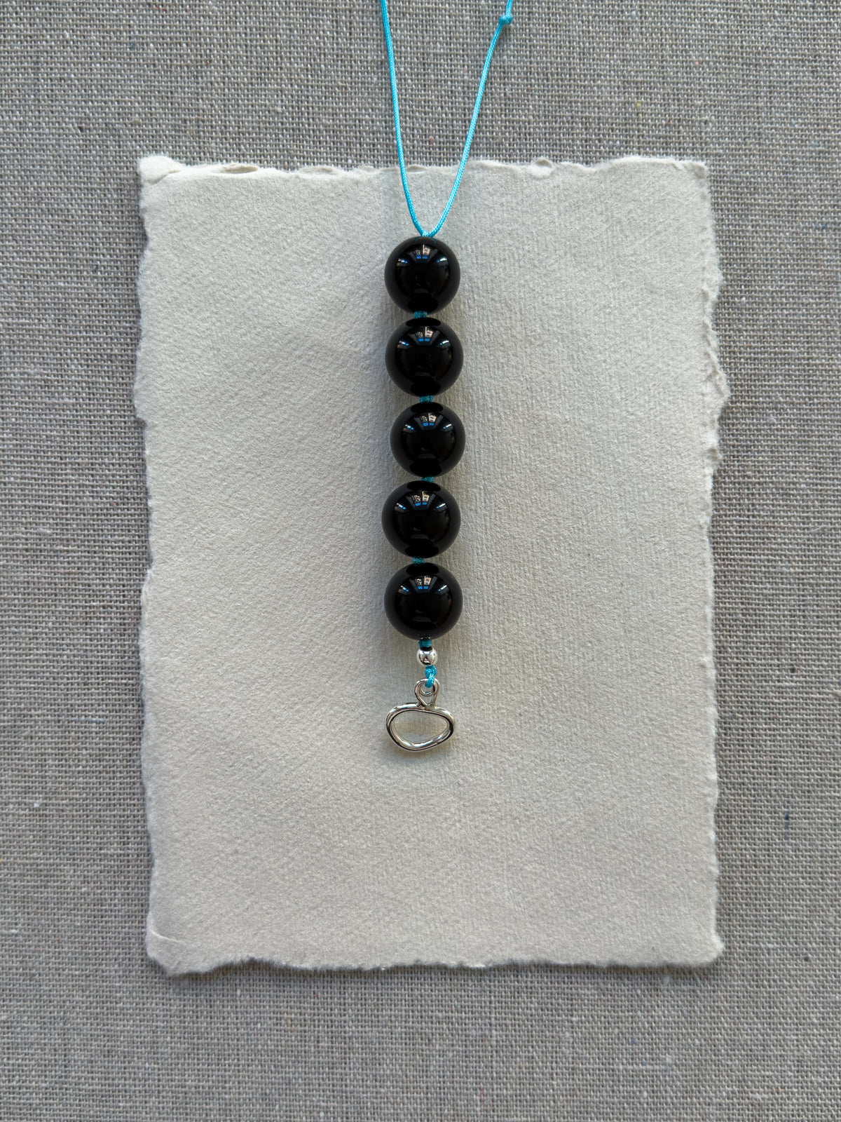 Maggie Bracelet – Black Onyx & Sterling Silver