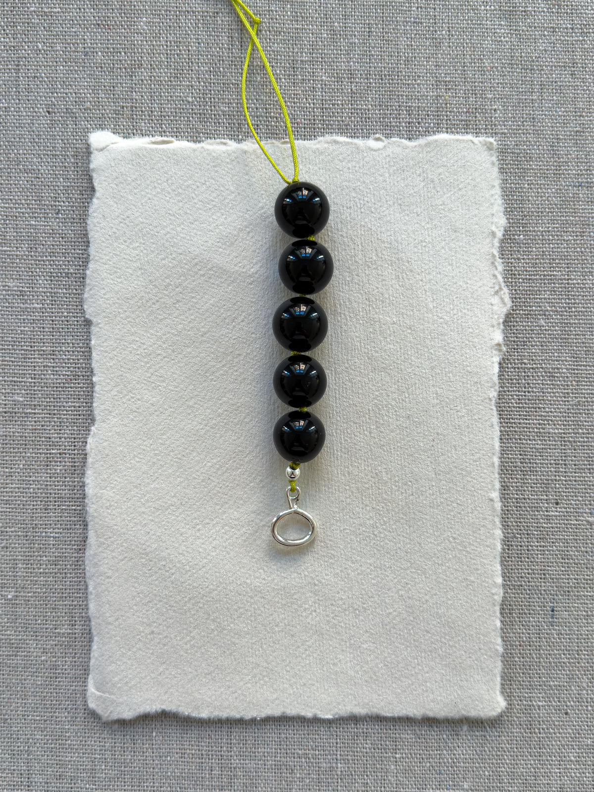 Maggie Bracelet – Black Onyx & Sterling Silver