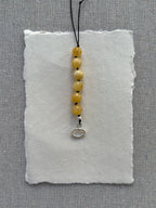 Sonni Necklace – Yellow Jade & Freshwater Pearl
