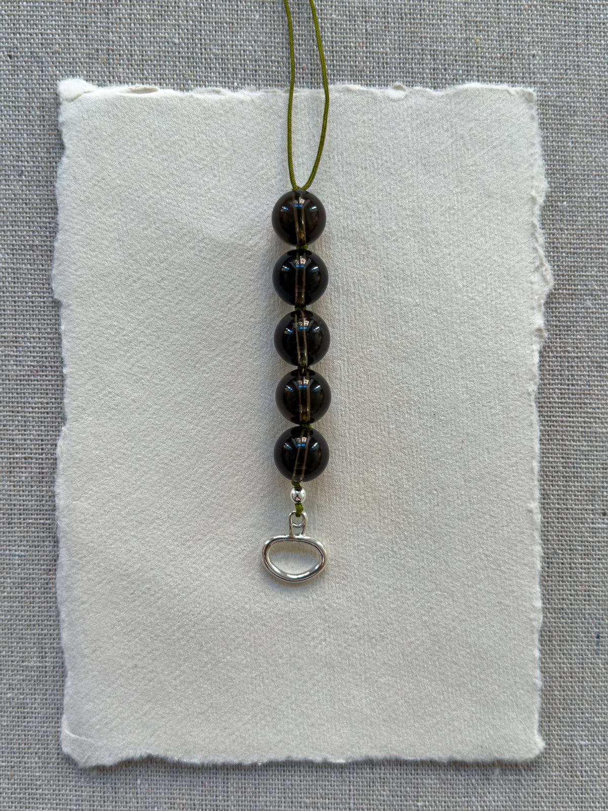 Rocky Bracelet – Smoky Quartz & Sterling Silver