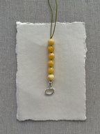 Sonni Necklace – Yellow Jade & Freshwater Pearl