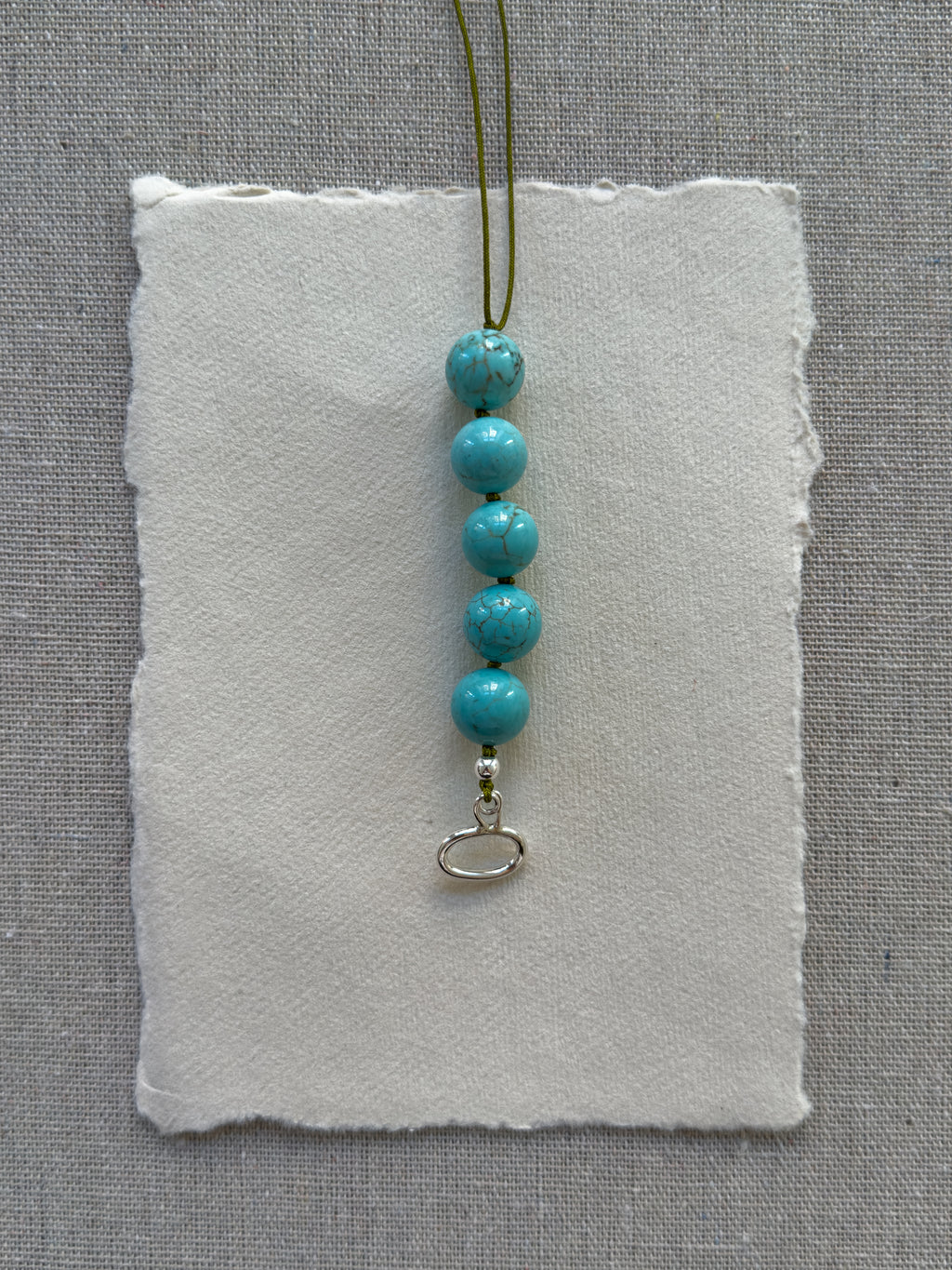 Tammy Necklace – Turquoise Howlite & Freshwater Pearl