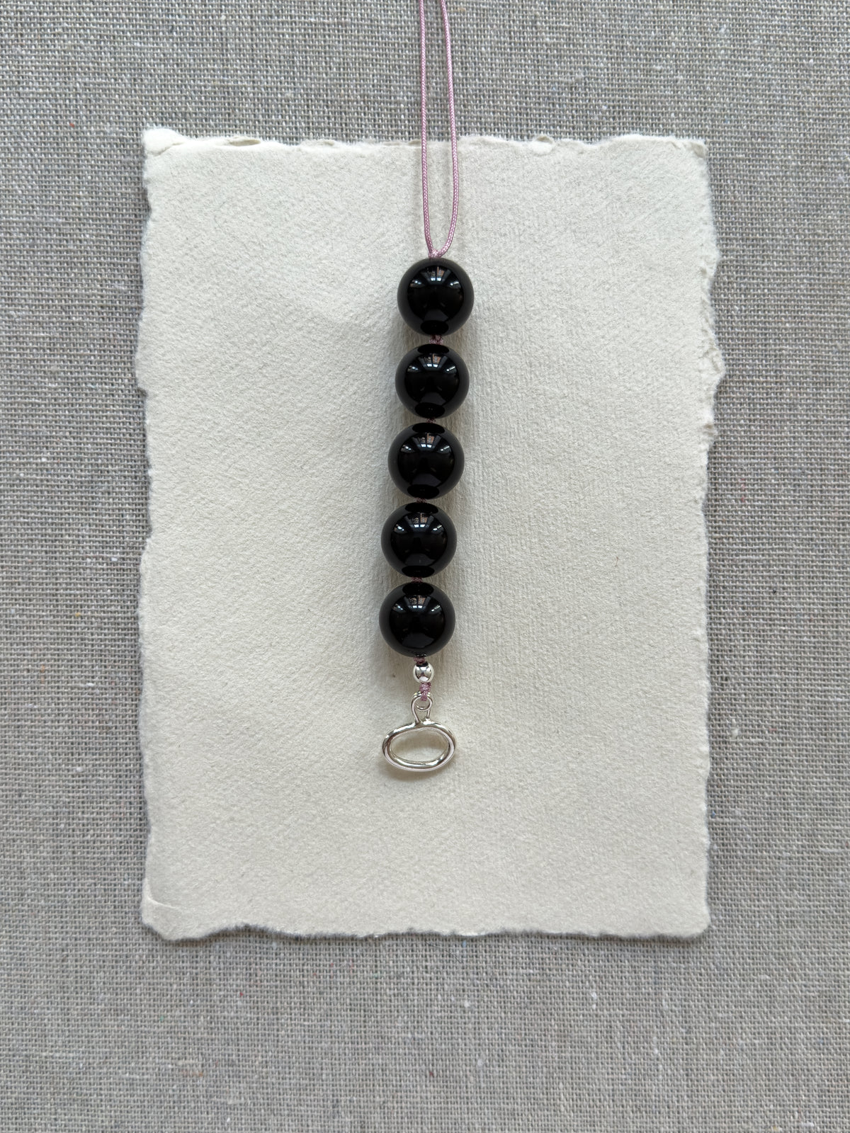 Maggie Bracelet – Black Onyx & Sterling Silver