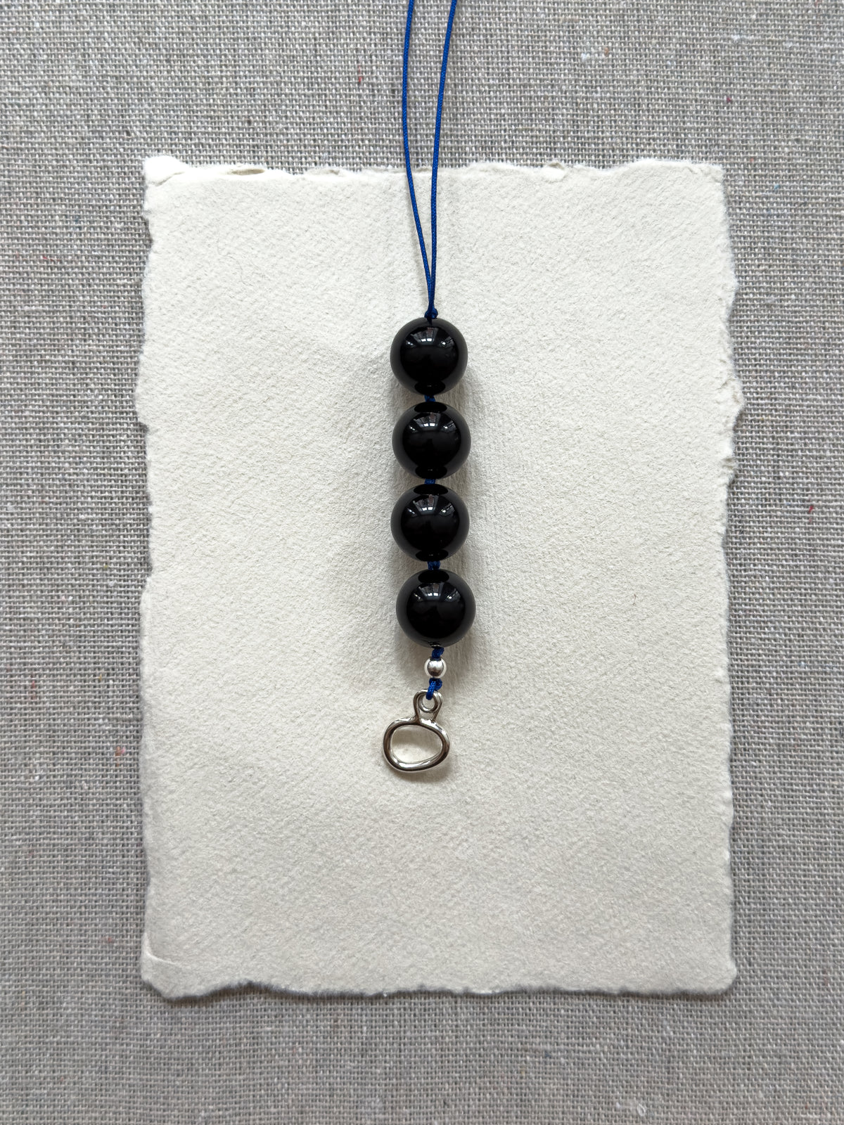 Maggie Bracelet – Black Onyx & Sterling Silver