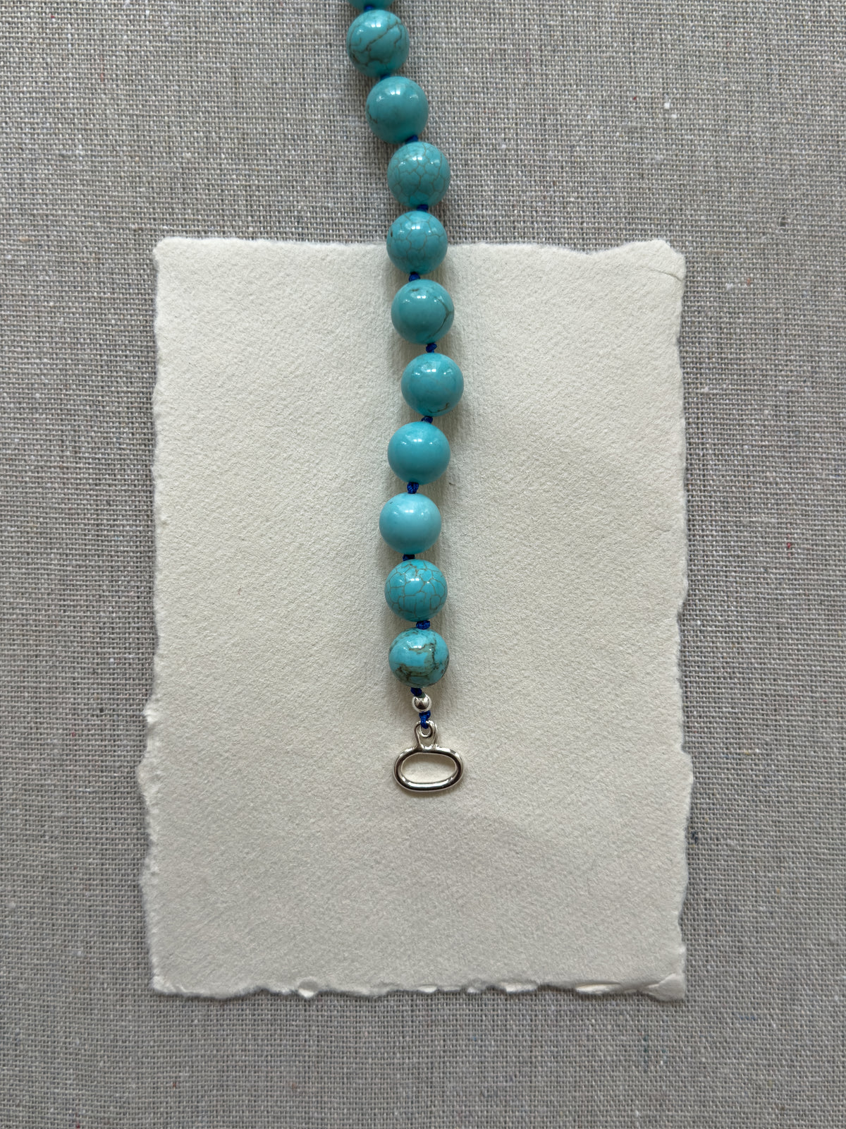 Tammy Bracelet – Turquoise Howlite & Sterling Silver