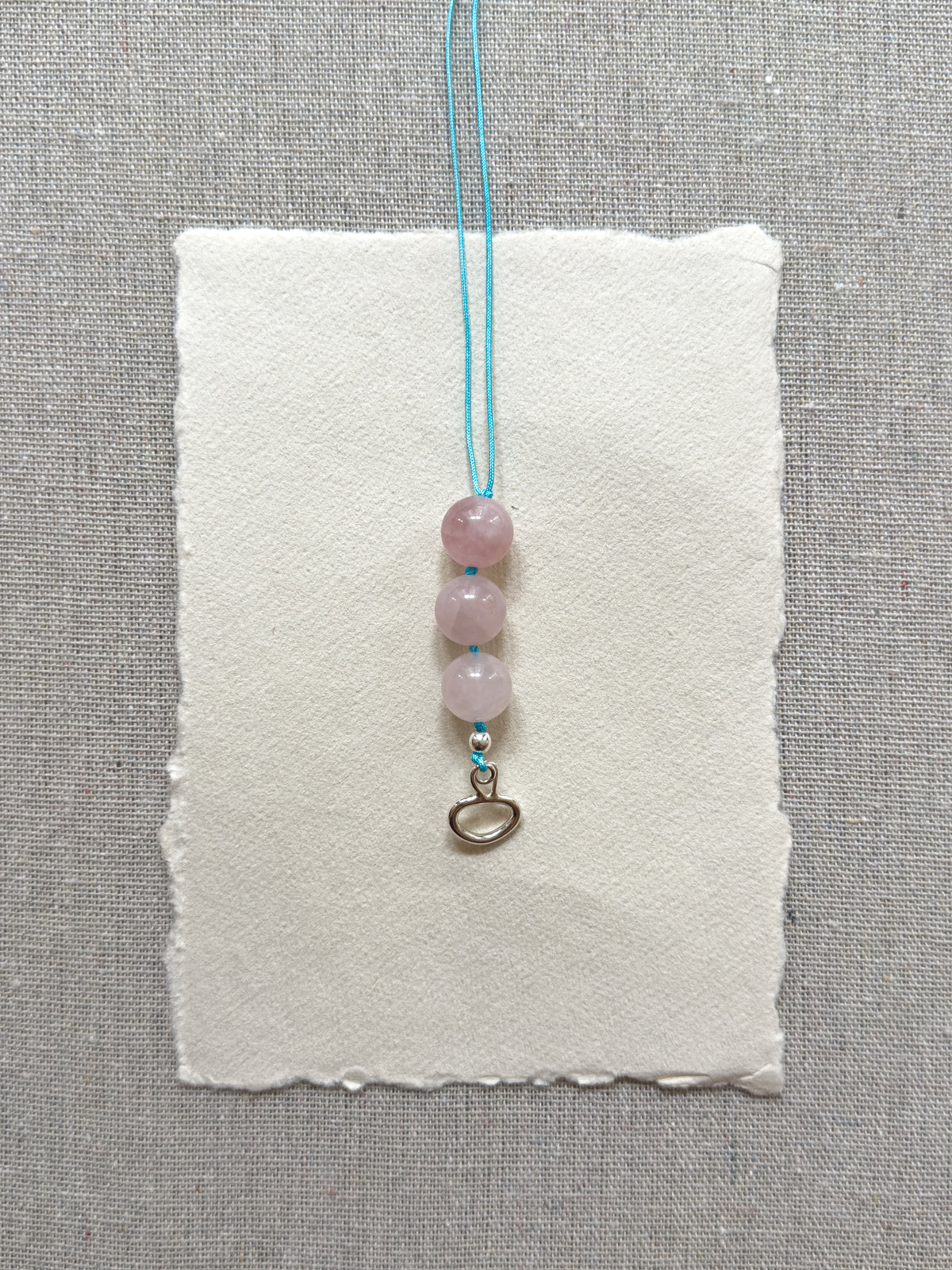 Rosie Bracelet – Rose Quartz & Sterling Silver
