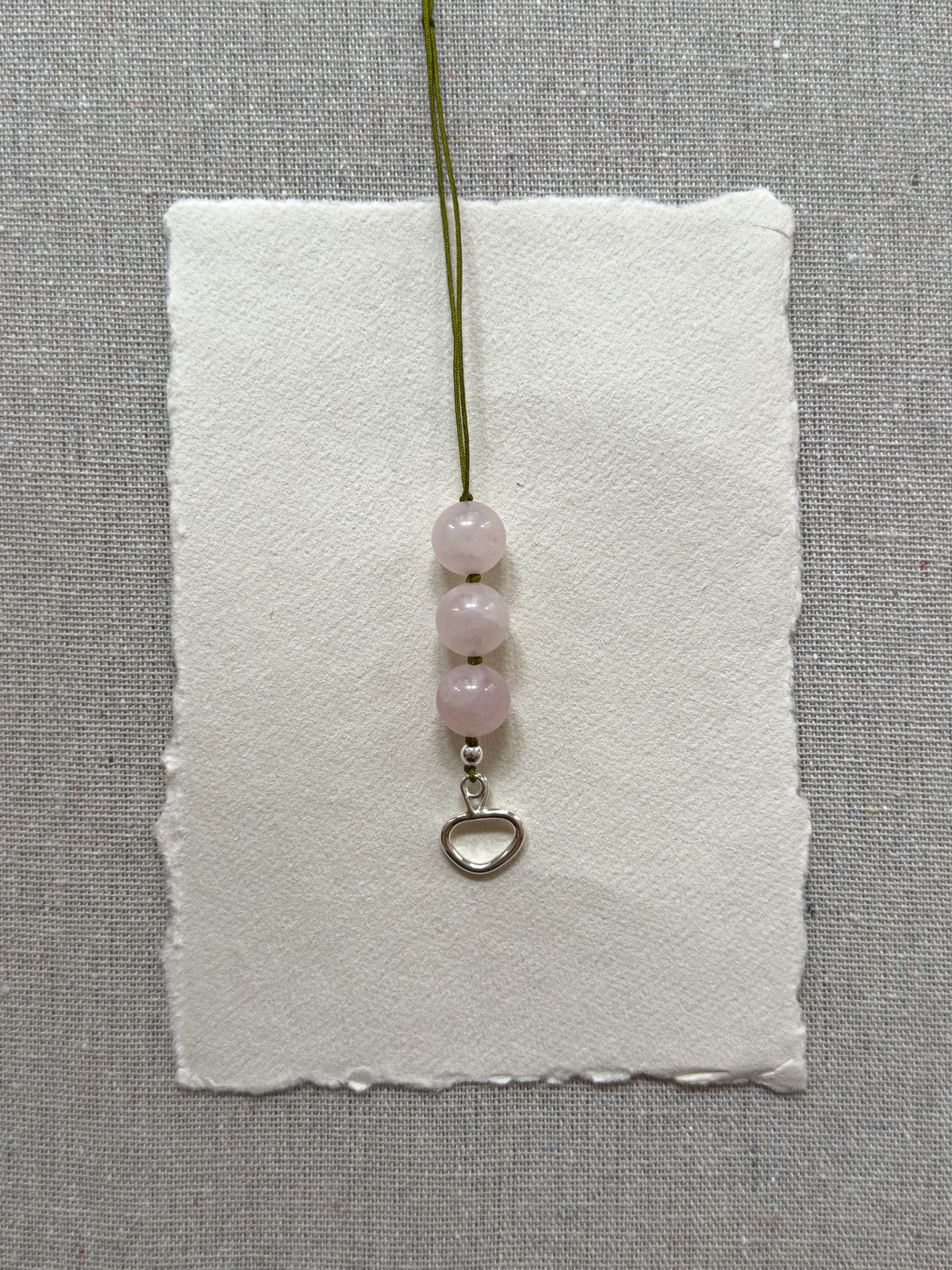 Rosie Necklace – Rose Quartz