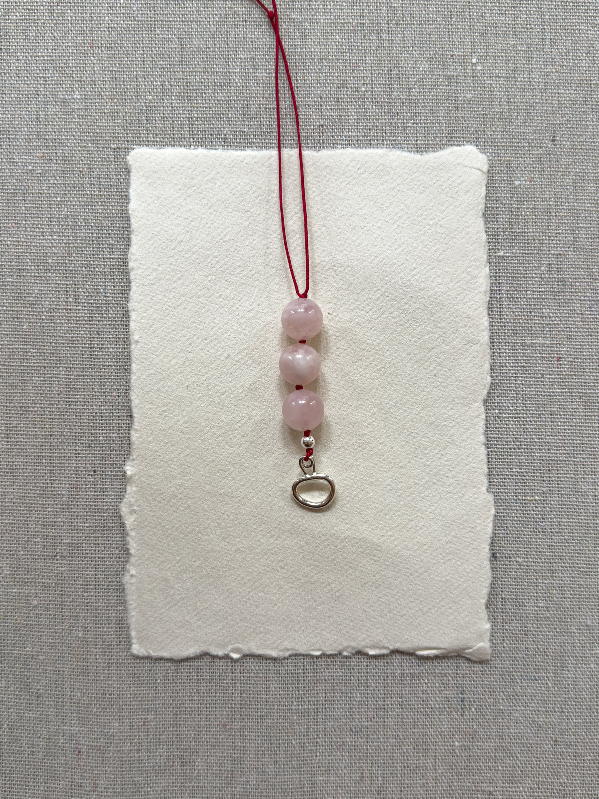 Rosie Bracelet – Rose Quartz & Sterling Silver