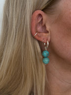 Tammy Knots – Turquoise Howlite & Sterling Silver