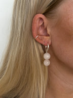 Rosie Knots – Rose Quartz & Sterling Silver