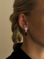 Spell Earrings - Red Jade