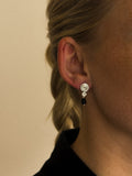 Spell Earrings - Small Onyx