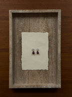 Wish Earrings - Red Jade