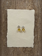 Wish Earrings - Citrine