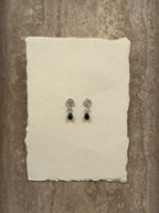 Spell Earrings - Small Onyx