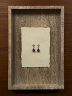 Spell Earrings - Red Jade