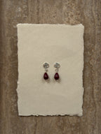 Spell Earrings - Red Jade