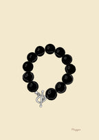 Maggie Bracelet – Black Onyx & Sterling Silver