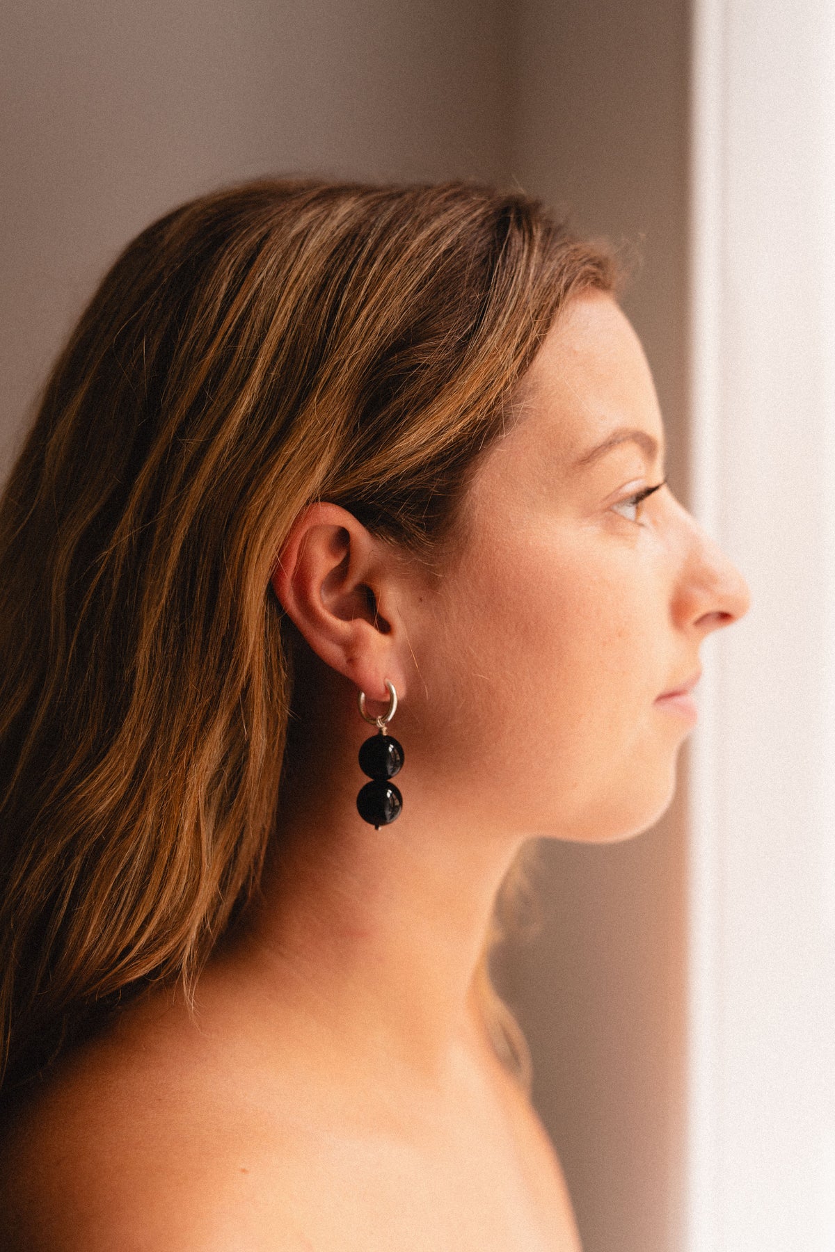 Maggie Knots – Black Onyx & Sterling Silver