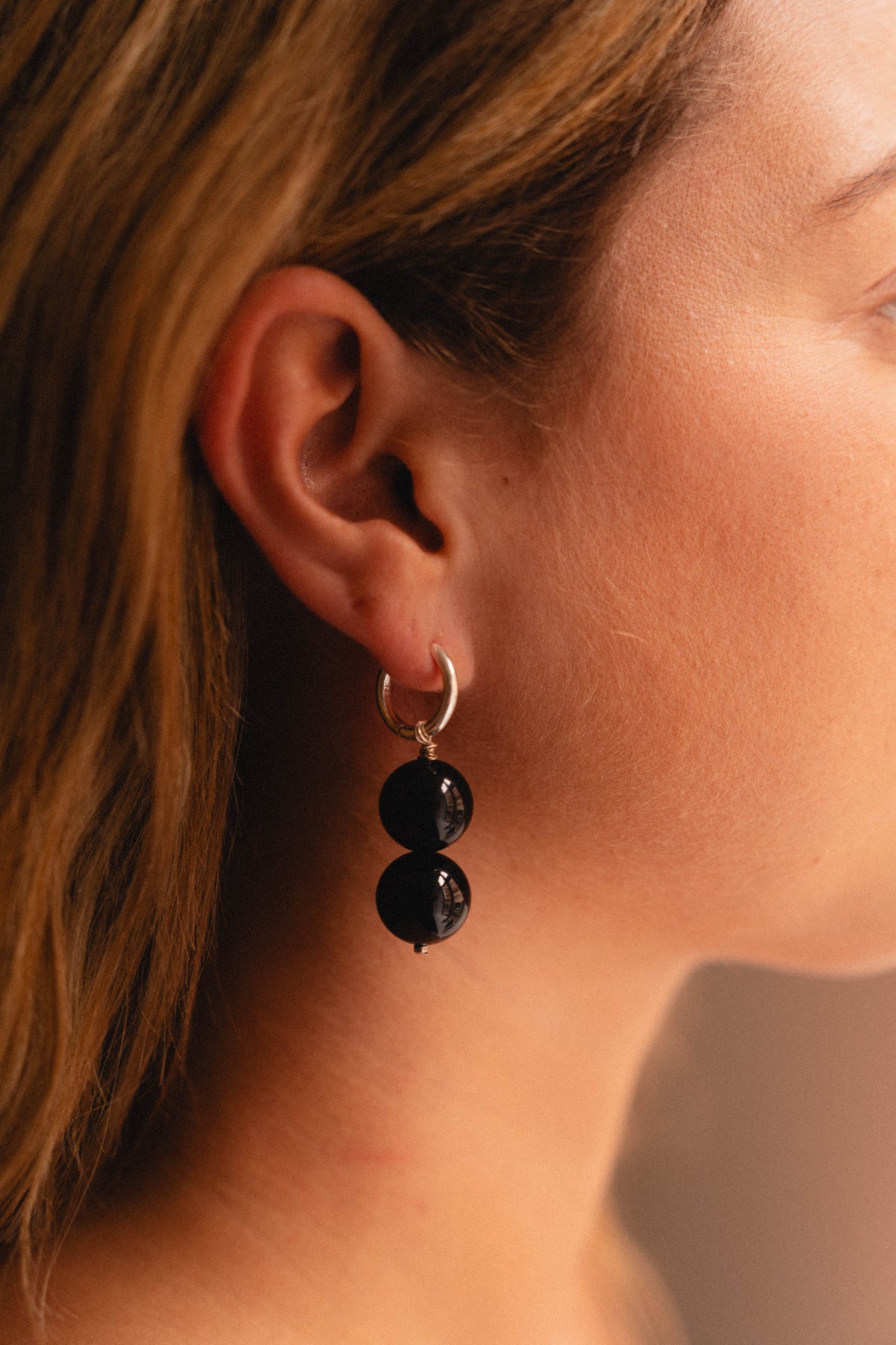 Maggie Knots – Black Onyx & Sterling Silver