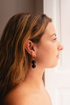 Maggie Knots – Black Onyx & Sterling Silver