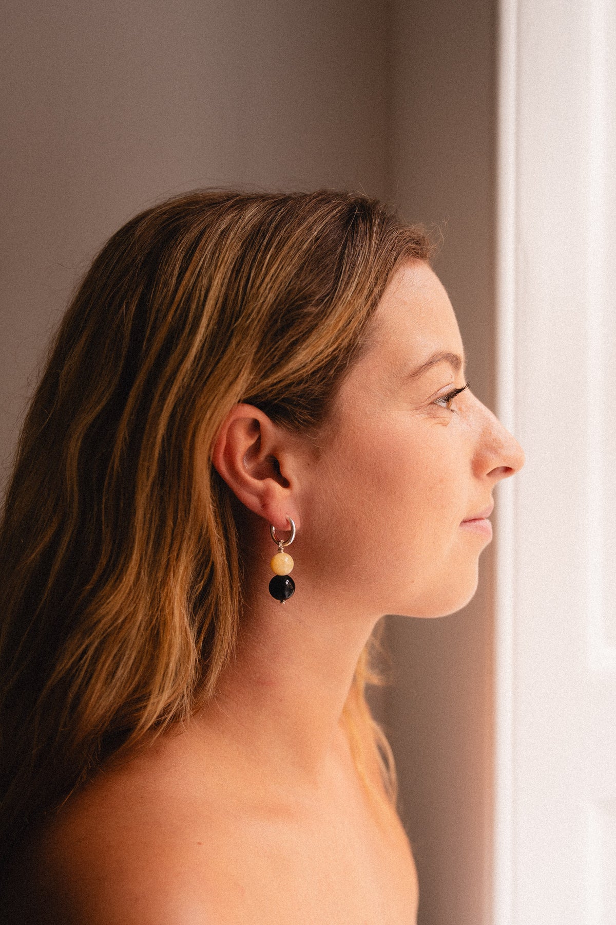 Hazel Knots – Yellow Jade & Smoky Quartz