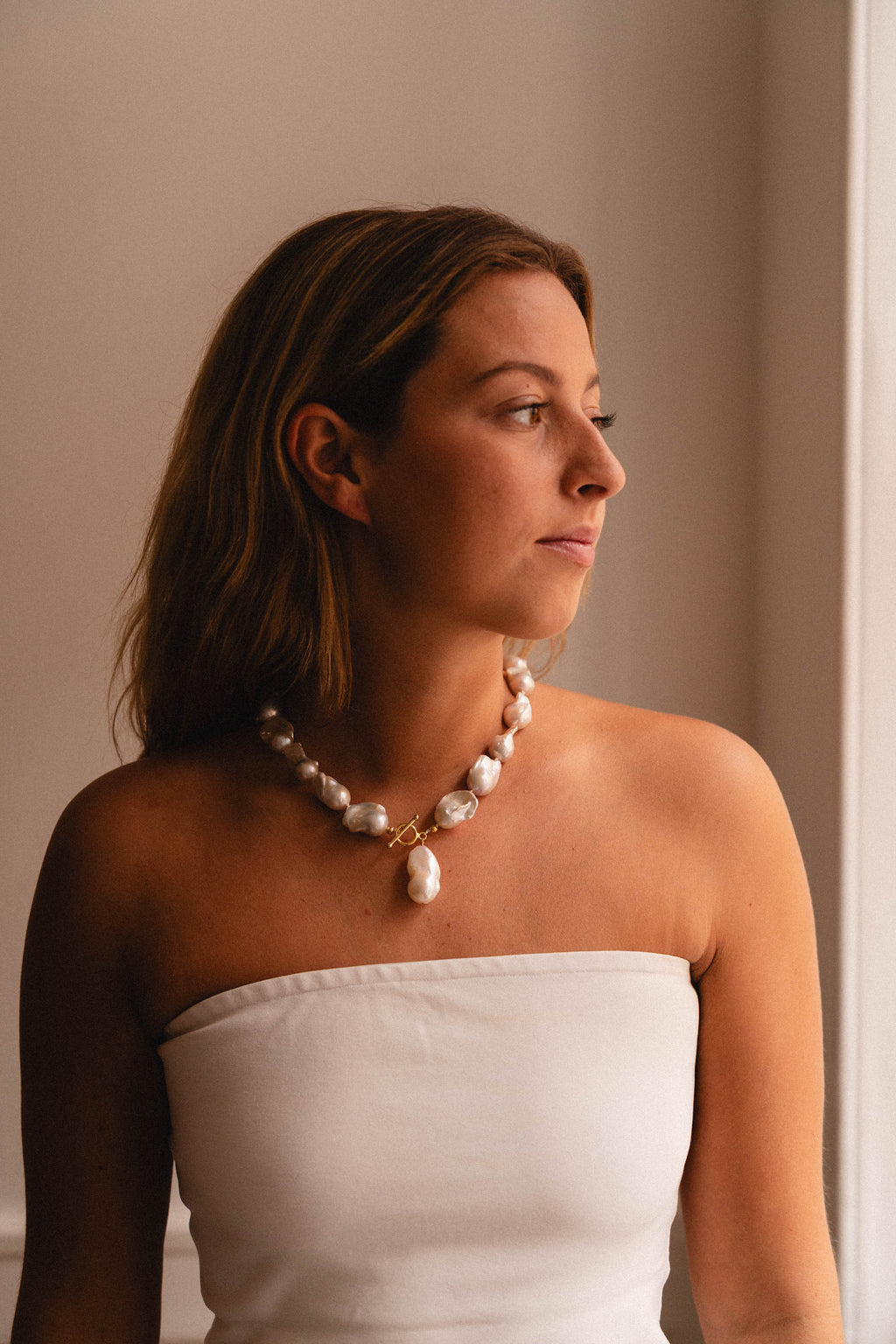 Lucky Necklace – Baroque Freshwater Pearl