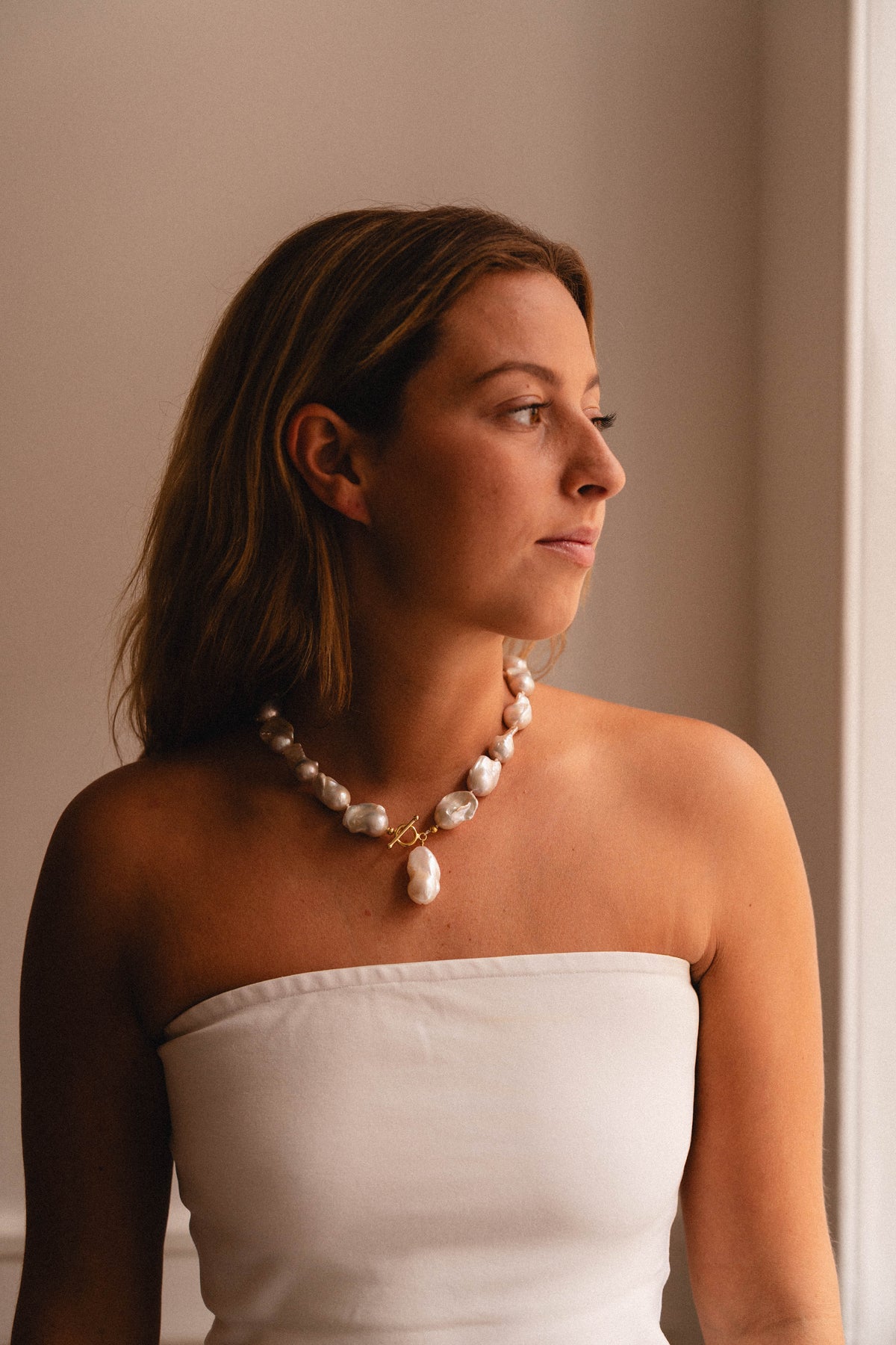 Lucky Necklace – Baroque Freshwater Pearl